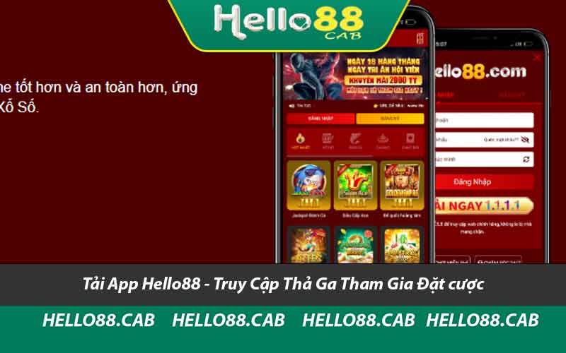 Tải App Hello88 - Truy Cập Thả Ga Tham Gia Đặt cược